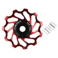 thumbnail image 3 of Bicycle Bearing Guide Wheel Speed ​​Rear Derailleur 11T Bike Sprocket Red, 3 of 9