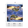 thumbnail image 6 of PHELIKA Bass Fish Jumping 03 Magnetic Mailbox Covers Standard Size 25.5"H x 21"W, 6 of 8