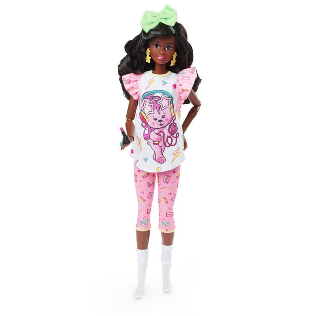 Barbie Rétro et Accessoires-Poupée Soirée Pyjama, années 80