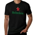 thumbnail image 2 of Men's Comfy Short Sleeve Crew Neck Tee -Heineken Beer Print 4 T-shirt for It can be worn in all four seasons, 2 of 5