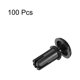thumbnail image 3 of Clips de empuje remache Unique Bargains 4mm x 9mm para panel de circuito PCB sujetador de nylon negro 100 piezas, 3 of 3