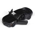 thumbnail image 4 of Tianmei Escala 1:32 Supercar Styling Aleación Die-Cast Car Modelo Colección Decoración Adornos Niños Juegan Vehículos Juguetes con Acción de Retroceso y Puertas Abiertas (Camaro - Negro), 4 of 5
