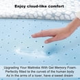 thumbnail image 4 of Mattress Topper Full Size 2 Inch, Premium High-Density Memory Foam, Ventilated Design, Removable & Washable Cover, 10 Years Warranty, 4 of 7