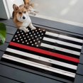 thumbnail image 4 of Rectangle Area Rug 2x3ft, Independence Day American Flag Non-Shedding Washable Area Rug, Stars and Stripes Retro Wood Non Slip Low-Profile Rugs for Living Room, Bedroom Dining Room, 4 of 9