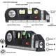 thumbnail image 2 of Niveles Láser, Herramienta de Medición Multiusos, Nivel de Burbuja, Nivel Láser, Cinta Métrica, Regla Horizontal y Métrica Vertical Autonivelante Abatible Horizo, 2 of 5