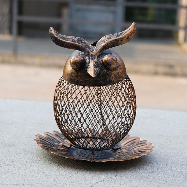 Alimentador de pájaros para colgar al , alimentador de pinzón de malla de hierro para decoración de jardín, a prueba de ardillas en apariencia de Sharpla Comedero para pájaros colgante