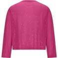 thumbnail image 5 of WOYY Girls Shiny Formal Party Blazer Glitter Dressy Cardigan Suit Jacket, Sizes 4-14, 5 of 6
