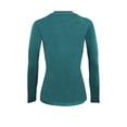 thumbnail image 2 of ACTIVE UNIFORMS Women's Under Scrub Tee Crew Neck Long Sleeve T-Shirt (Teal, Small), 2 of 6