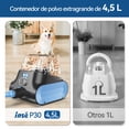 thumbnail image 3 of Aspiradora INSE P30 para Mascotas - Color Azul Negro, 4,5 L de Capacidad, 5 en 1, Ultra Silenciosa Ideal para Perros y Gatos, 3 of 10