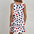 thumbnail image 2 of 4Th Of July Outfits For Women, American Flag Casual Tank Sundress With Pockets Boho Beach T-Shirts Round Neck Dresses Women'S Cocktail Dresses Curvy Women Dresses Maxi (XL, Pink) ZMTing, 2 of 5
