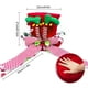 thumbnail image 3 of Christmas Tree Top Hat Compressible Folding Witch Leg Striped Bow Tree Hat Christmas Tree Top Star Christmas Decoration, 3 of 8