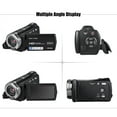 thumbnail image 2 of Andoer V12 1080P Full HD 16X Digital Zoom Recording Video Camera Portable Camcorder with 3.0 Inch Rotatable LCD Screen Max. 20 Mega Pixels Support Night Vision Face Detection Face Beautifica, 2 of 7