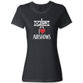 thumbnail image 3 of Inktastic I Love Airshows Women's T-Shirt, 3 of 5