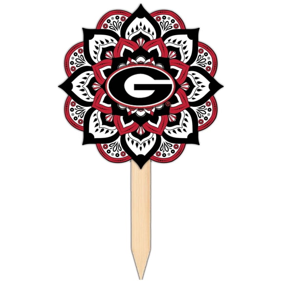 Georgia Bulldogs 18'' x 12'' Mandala Yard Stake