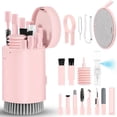 thumbnail image 1 of CHOK 20 in 1 Keyboard and Electronics Cleaning Kit Multi-Tool for Phones Tablets Computers PC TV and Camera Includes Retractable Brush Keycap Remover Flocking Sponge Earbud Cleaner Pen Sc, 1 of 8
