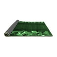 thumbnail image 2 of Ahgly Company Indoor Round Abstract Emerald Green Modern Area Rugs, 7' Round, 2 of 4