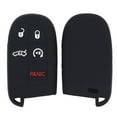 thumbnail image 2 of BUYISI For Dodge For Chrysler 5 Button Remote Smart Key Fob Silicone Skin Case Cover Black, 2 of 4