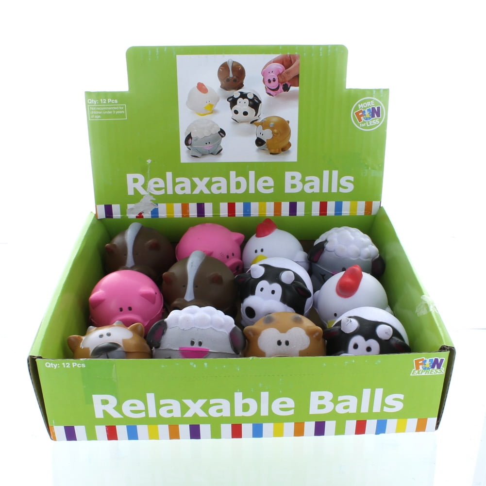 farm animal stress balls