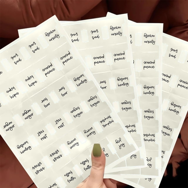 Cqxid Stickers Under $5 2024 New Prayer Tabs Tabs For Women & Men Index Tabs For Reading Study Supplies For Easy Navigation Bookmark Gift For