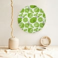 thumbnail image 5 of Picia Green Various Lemons Pattern Bone China Decorative Plate – Wall Decor with Stand and Adhesive, Elegant Ornament for Living Room, Office, or Entryway-6in, 5 of 6
