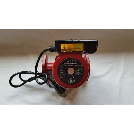 3 speed Circulating Pump with Cord 34 GPM to use with outdoor furnaces, hot water heat,