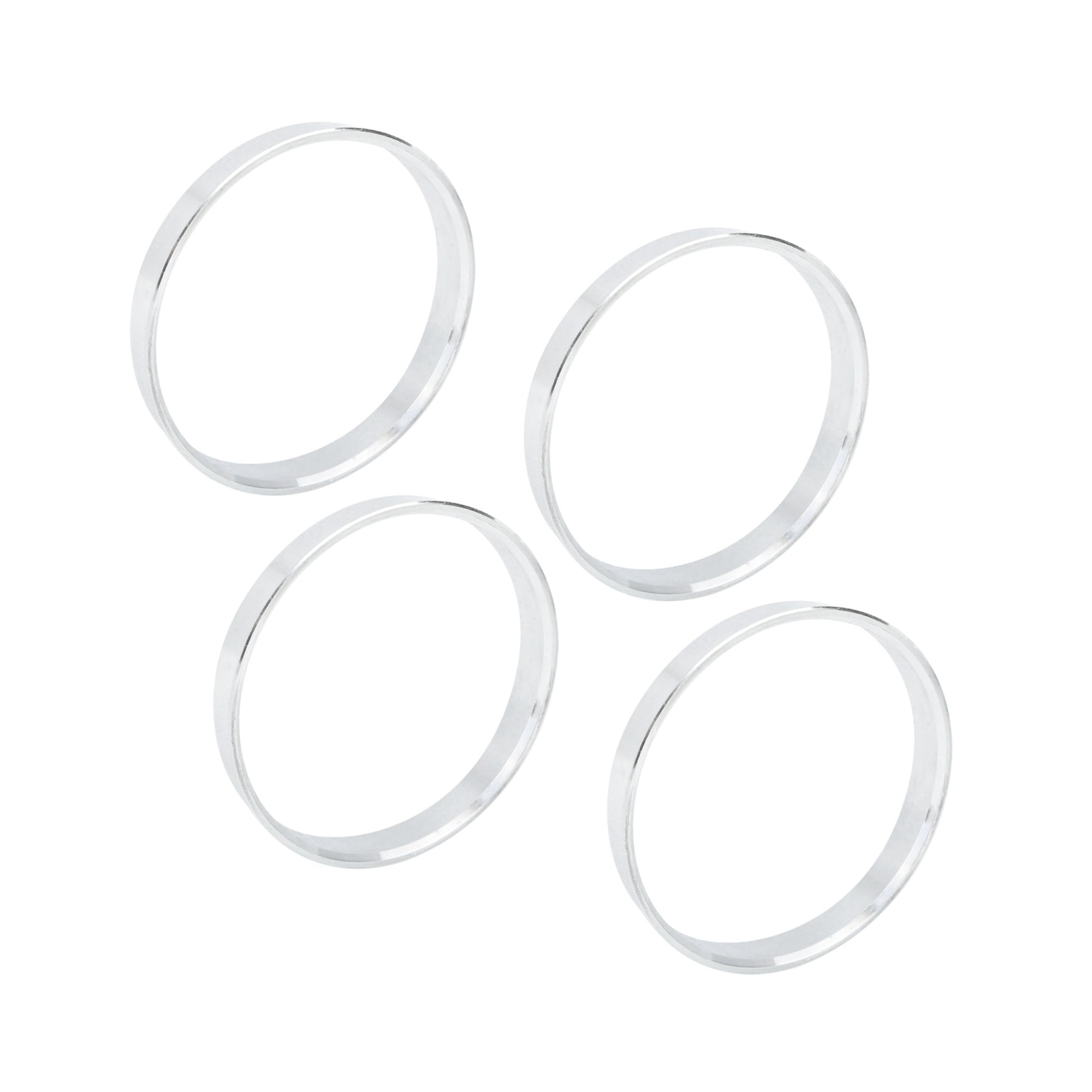 4 Pcs 73.1 to 70.3 mm Aluminium Alloy Car Hub Centric Rings Wheel Bore Spacer