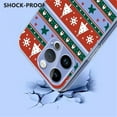 thumbnail image 3 of For iPhone 15 Pro Case (Compatible With MagSafe) Slim  Shockproof Christmas Themed Printed Pattern TPU Phone Case,Red&White,For iPhone 15 Pro, 3 of 7