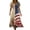 Navy, variant on 250th Anniversary USA Dress Women V Neck Sleeveless Pocket Independence Day Flag Loose Sun for Parade,Royal Blue S