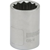 Klutch Socket, Metric, 22mm, 1/2in.-Drive, 12-Pt.
