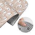 thumbnail image 5 of Honeii White Goose Pattern Bathroom Anti-Skid Pad Bathroom Mat Vintage Seamless Pattern Not-Slip Toilet Rug Set, 5 of 6