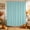 Aquamarine, variant on Modern Minimalist Shower Curtain, Waterproof Shower Curtains for Bathroom, Boho Solid Color Blue Washable Fabric Bathtub Curtain Set Bath Decor with 12 Hooks Stall 36"x72"