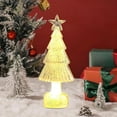 thumbnail image 5 of Mini Luminous Christmas Tree Artificial Mini Christmas Tree Night Light Mini Christmas Tree Ambient Light For Christmas Home Office Desktop Decoration, 5 of 6