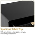 thumbnail image 5 of Tcbosik 4-Drawer Dresser with Wave Design Fronts - Compact Storage Cabinet, Can Be Used as a Tall Nightstand or Entryway Organizer, Black, 5 of 10