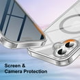 thumbnail image 6 of JETeacka Magnetic for iPhone 17 Case 6.3" Full-Body Phone Case Built-in Screen Protector Compatible with Mag-Safe Drop Proof, Clear Black, 6 of 6
