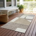 thumbnail image 6 of Addison Rugs Chantille Indoor/Outdoor Transitional Mid Century Khaki Washable Runner Rug, 2'3" x 7'6", 6 of 6