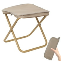 Handbag Portable Folding Stool - Compact Camp Stool for Adults, Small Foldable Chair with 264lb Capacity for Hiking, Camping & Outdoor Use