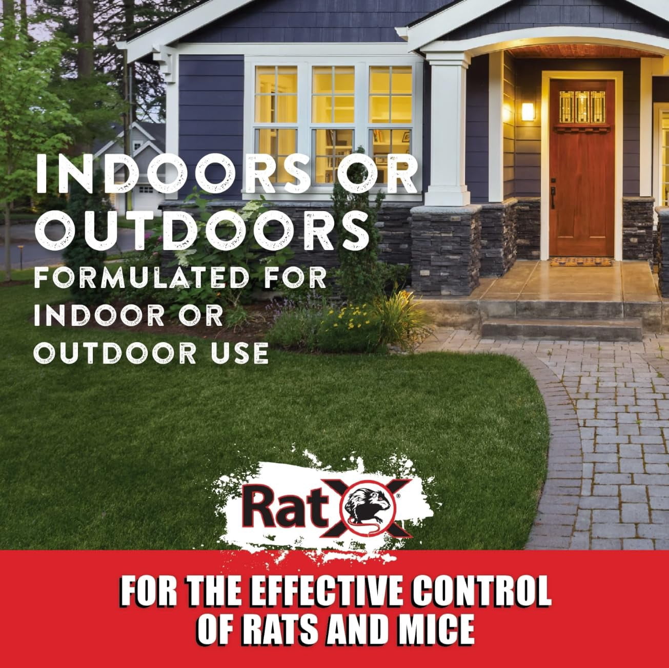 RatX Pellets Non-Toxic Rodent Killer, 5oz, for Rats and Mice, Pest Bait