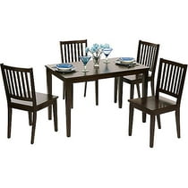 Shaker Dining Chairs Set Of 4 Espresso Walmart Com