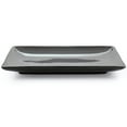 thumbnail image 3 of Gibson Home  Urban Cafe 2 Pc 12 In Rectangle Stoneware Platter Set Grey - 12"x8.25"1.15", 3 of 5