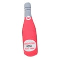 thumbnail image 3 of Botella de champán impresa Juguete para mascotas Suministros para mascotas chirriantes Suministros para juguetes de burlas Felpa para perros medianos Rosa Fernando juguetes chirriantes, 3 of 8