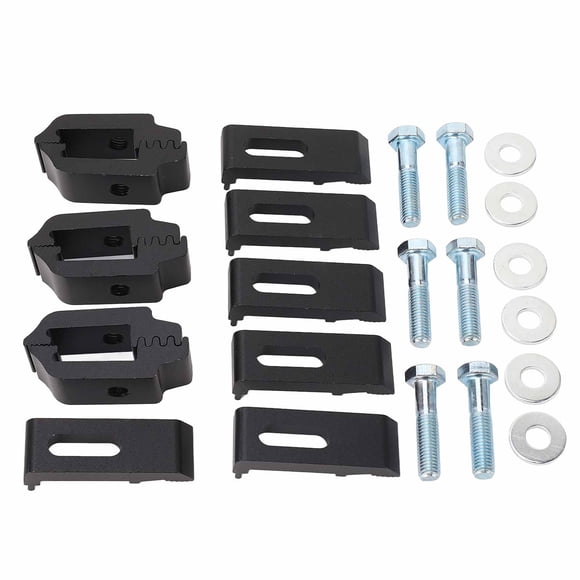 6 Pcs Pinces de Montage en Aluminium Durable 1112514, Pinces de Couvercle de Tonneau Stabilité Sécurisée Application Grand Couvercle de Camion, Pinces de Capuchon, Installation Facile pour la Plupart des Plateaux de Camion