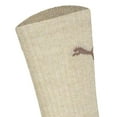 thumbnail image 3 of Puma Unisex Sports Socks, 3 Pairs - Tennis Socks, Crew Socks, Plain Brown Mix 43-46, 3 of 3