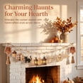 thumbnail image 3 of 59Inch Halloween Acrylic Hanging Banner - Rustic Fall Pumpkin Ghost Skull Witch Hat Hanging Garland with Tassels - Vintage Autumn Thanksgiving Wall Mantel Fireplace Party Decor, 3 of 7