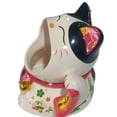 thumbnail image 3 of Naiovety Caja de cerámica de boca grande para dulces, estatuilla de gato de la suerte, alcancía, llave de la fortuna, tarro de Chocolate, Decoración, 3 of 6
