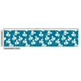 thumbnail image 3 of Ambesonne Floral Fabric by the Yard Upholstery, Continuous Growing Flowers, 1 Yard, Sea Blue and Pastel Green, 3 of 5