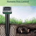 thumbnail image 2 of 1-12pcs Solar Repellent Ultrasonic Mole Repellent, Outdoors Garden Ultrasonic Deterrent for Snakes Moles Gophers Groundhogs Voles, 2 of 5
