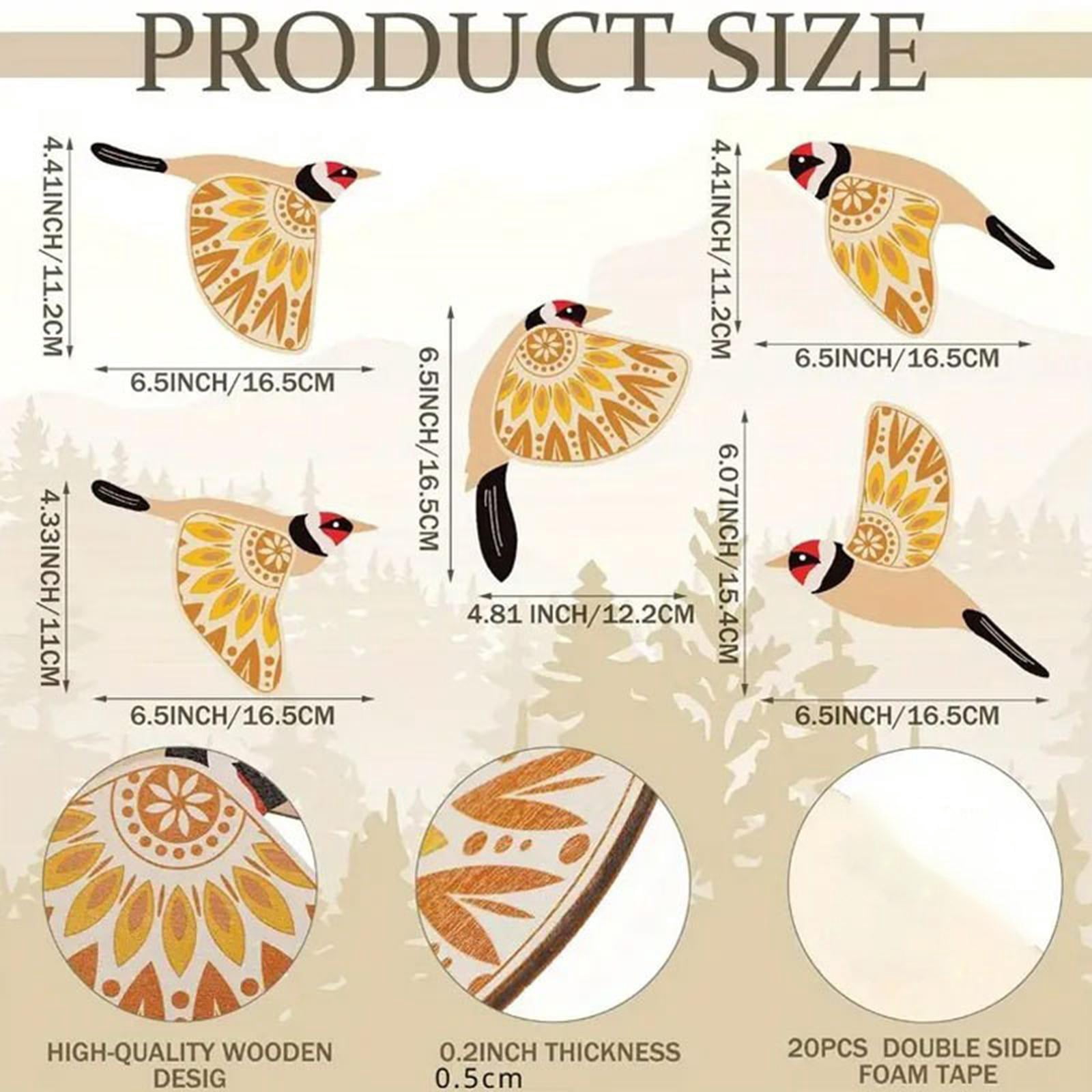Fiocias Toilet Paper Holder Paper Towel Holder Countertop Kitchen Roll Holder Standing Wooden Bird Wall Art Iron And Wood Material Suitable for Kitchen Dining
