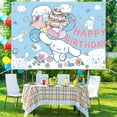 thumbnail image 4 of 7x5ft Cartoon Pup Cake Balloon Floral Birthday Backdrop for Kids, 4 of 6