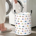 thumbnail image 5 of Bingfone Color Ships Waterproof Foldable Laundry Hamper Bucket with Handles for Storage Bin,Clothes Hamper (Medium ), 5 of 6