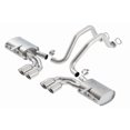 thumbnail image 1 of Kit de Système d'Échappement Chevrolet Corvette Borla 1997-2004 140427 S-Type II Cat Back; Acier Inoxydable T-304; avec Silencieux; Diamètre de Tuyau de 2-1/2 Pouces; Double Échappement avec Sortie Quad, 1 of 2
